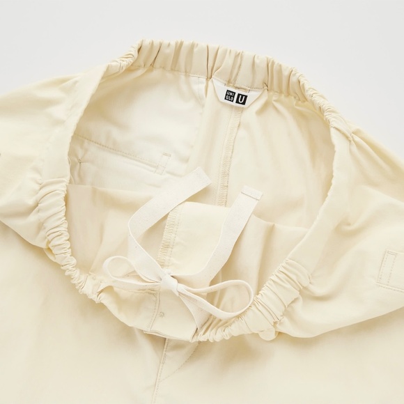 UNIQLO U Cotton Blend Pajama Pants in Natural Size Small S - NWOT - Picture 5 of 6